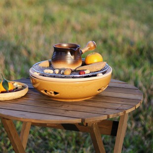 万土烧煮茶壶家用烹茶壶围炉煮茶壶奶茶锅 适用明火电陶炉碳炉