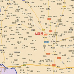 2024新款周口市地图贴图办公室挂图高清防水墙壁贴超大装饰画定制
