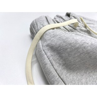 超时髦弯刀裁剪卫裤质感好面料纯棉宽松微阔版卫裤长裤男体育生潮