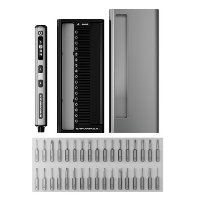 Arrowmax欧马仕电动精密螺丝刀Mini充电式便携四挡扭力动态显示屏