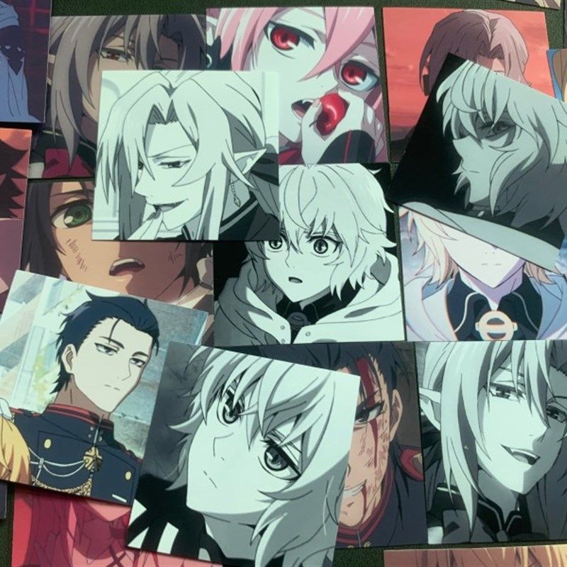 终结的炽天使日漫贴纸装饰素材包二次元动漫贴画diy笔记本水杯贴,文具电教/文化用品/商务用品,贴纸/立体贴纸,淘宝优惠券,粉丝福利购,淘宝优惠卷