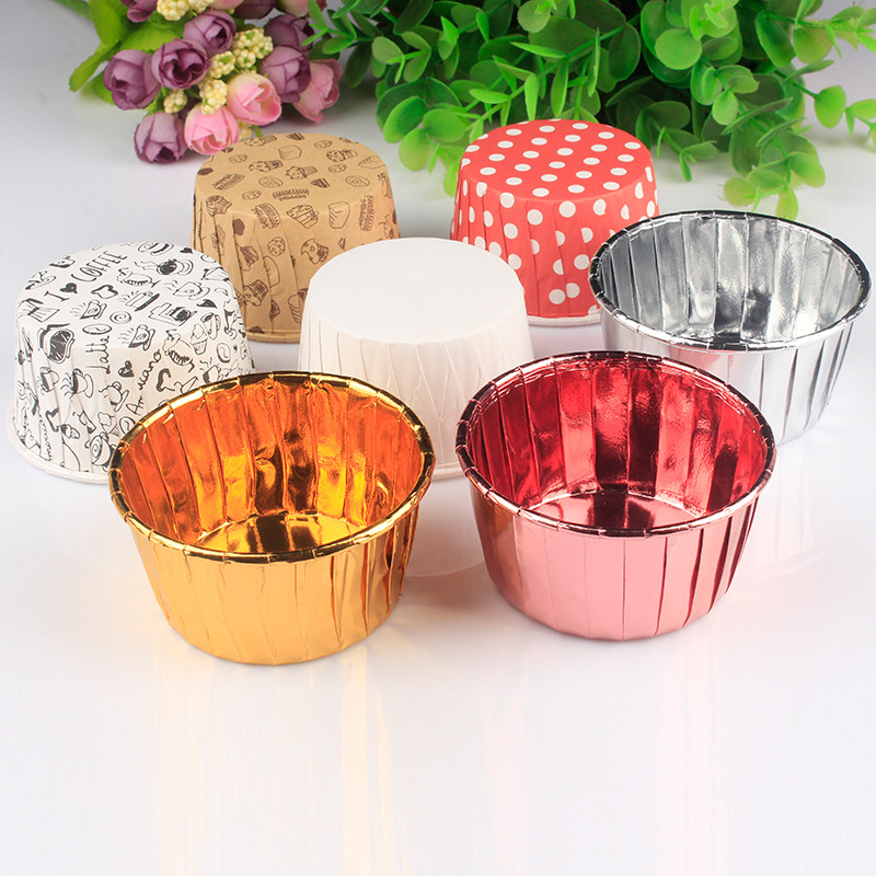 金色纸杯蛋糕纸托耐高温烤箱专用粉红色加大号甜品台底托烘焙模具,厨房/烹饪用具,烘焙用纸,淘宝优惠券,粉丝福利购,淘宝优惠卷