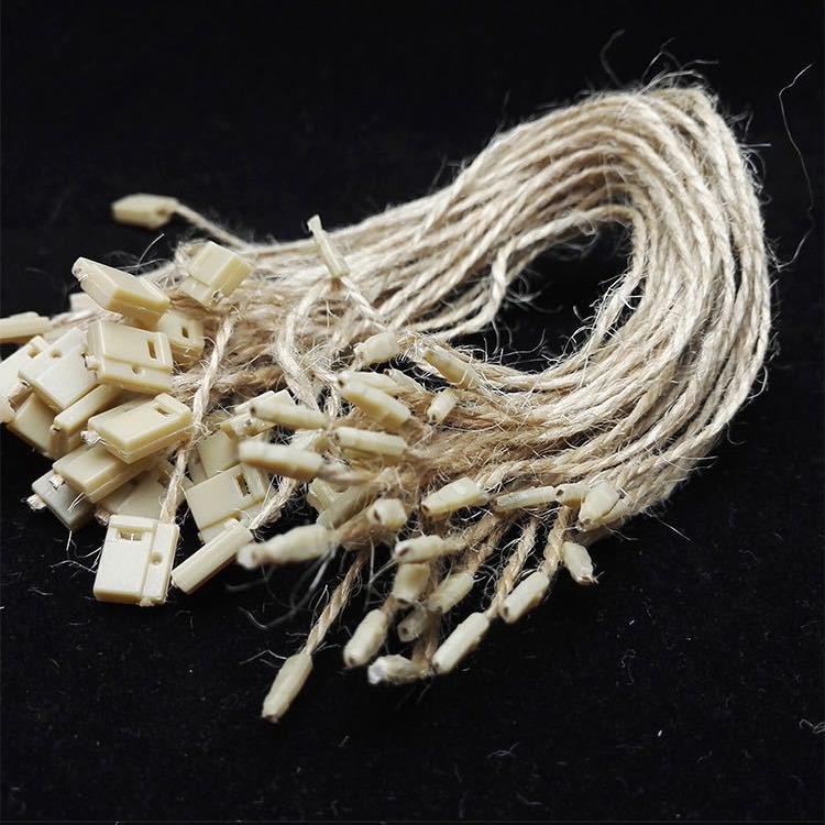 方扣麻绳吊绳服装吊牌绳手穿散装麻绳线标签挂绳
