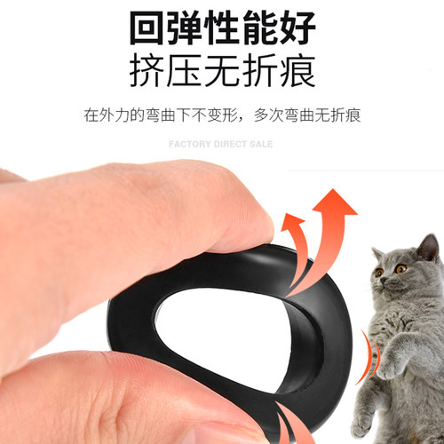 黑色DT通孔橡胶双面护线圈环保阻燃配电箱柜孔塞出线环护线内径套