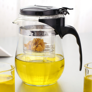 飘逸杯玻璃茶壶500ml冲茶器内胆过滤网可拆洗茶水分离红茶泡茶具