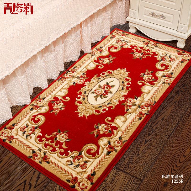 门垫地垫卧室床边地毯欧式门厅家用厨房进门入户垫走廊过道长条毯