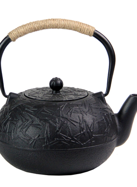 大摆件新中式茶壶茶室茶馆样板房软装饰品复古饭厅酒店铸铁壶茶具
