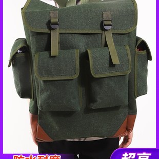 帆布双肩包背包工具包结实耐用大容量多功能加厚耐磨安装工地建筑