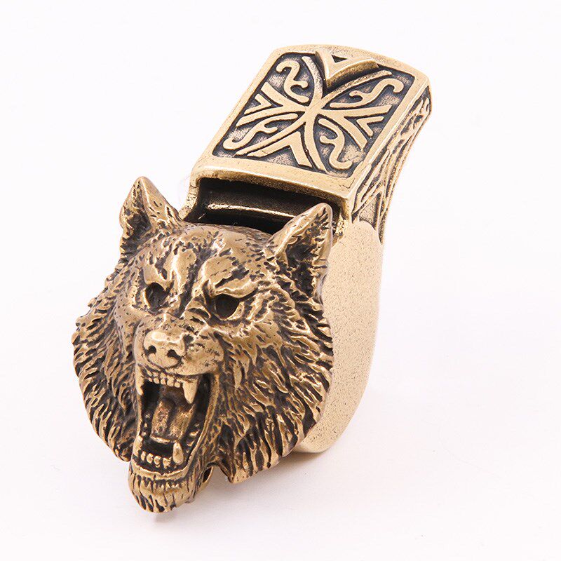 黄铜哨子篮球足球比赛口哨diy狼头高音求生哨个性复古男创意礼品,节庆用品/礼品,哨子,淘宝优惠券,粉丝福利购,淘宝优惠卷