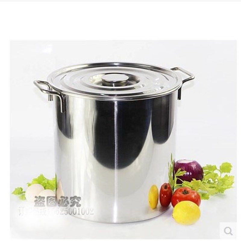 304加厚商用不锈钢桶带盖不锈钢汤桶加厚加深大汤锅储水桶圆桶油,厨房/烹饪用具,汤锅/汤桶/卤肉桶,淘宝优惠券,粉丝福利购,淘宝优惠卷