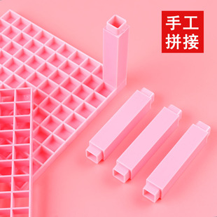 96格方形画笔笔架可放长柄笔油画水彩水粉丙烯颜料笔架晾笔架子画