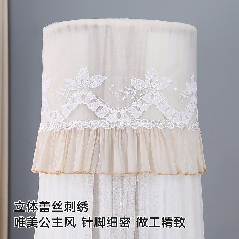 立式圆柱形空调罩2024新款开机不取客厅圆柜防尘罩蕾丝内机保护罩