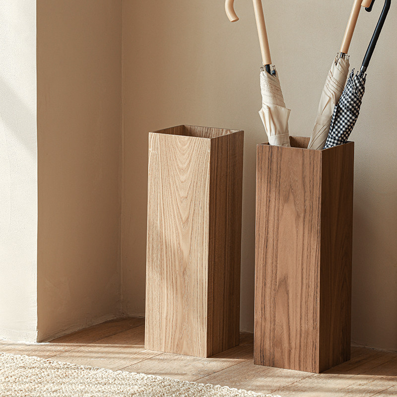 日式木质雨伞收纳桶家用入户门口收纳伞架实木置物架子酒店放伞筒,住宅家具,家用雨伞架,淘宝优惠券,粉丝福利购,淘宝优惠卷