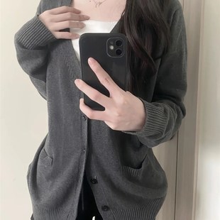 春秋新款针织开衫JK制服外套女学院风樱花妹日漫感显瘦毛衣开衫