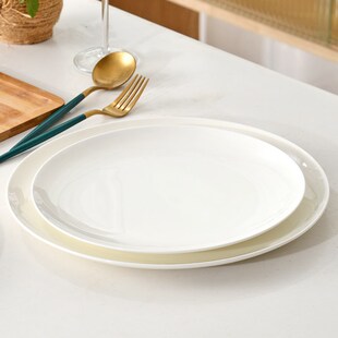 大盘子家用骨瓷剁椒鱼头专用盘子装大盘鸡的盘子超大号圆形深汤盘