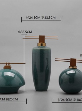 新中式创意陶瓷装饰品摆件样品屋展示中心客厅家居电视柜玄关酒柜