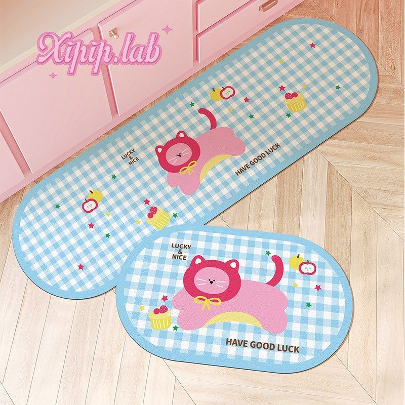 xipiplab厨房地垫皮革吸水吸油脚垫家用长条耐脏免洗可擦脚垫门垫,居家布艺,厨房地垫,淘宝优惠券,粉丝福利购,淘宝优惠卷