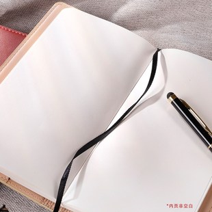 博文2520-5/4820-5可定做A5绑带记事本有口袋 软皮笔记本 A6本子