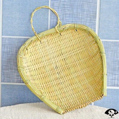 梢箕捎基机烧箕哨竹稍编77745筲竹筛竹制农品家淘米菜饭沥晾晒箕