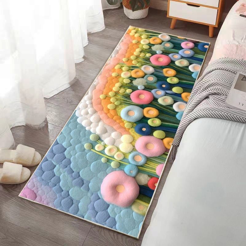 卧室床边地毯加厚防滑吸水家用加密短毛耐脏易打理免洗长方形地毯,居家布艺,床边毯,淘宝优惠券,粉丝福利购,淘宝优惠卷