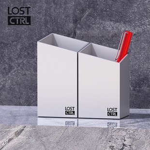 桌面建筑 铝合金笔筒 CTRL 定制 CNC加工 办公礼品 点缀生活 LOST