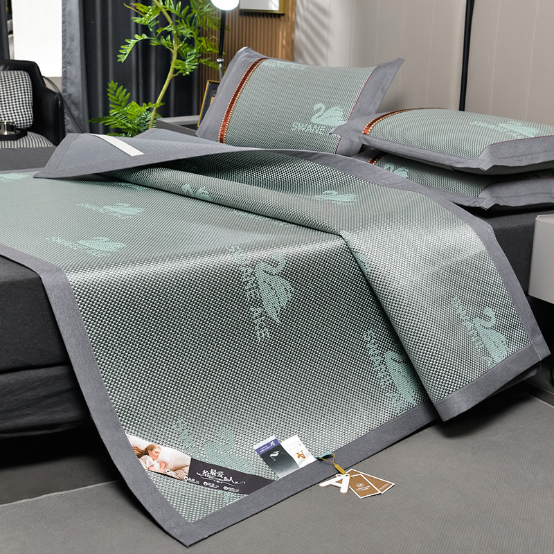 加厚凉感冰藤席0.9 1.2米单人学生床凉席两件套双人床冰丝席3件套,床上用品,藤席,淘宝优惠券,粉丝福利购,淘宝优惠卷