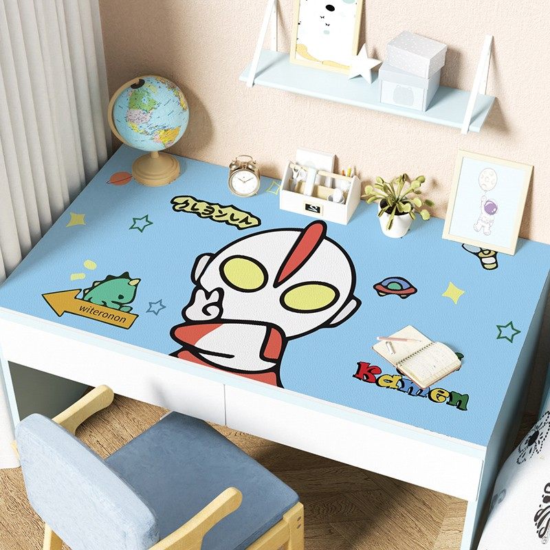 儿童书桌垫男孩学生学习写字台面垫防水防油免洗卡通超人硅胶桌布,居家布艺,桌布,淘宝优惠券,粉丝福利购,淘宝优惠卷
