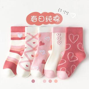 儿童袜子春夏纯棉a类棉袜女孩宝宝春秋童袜女宝男童女童夏季薄款