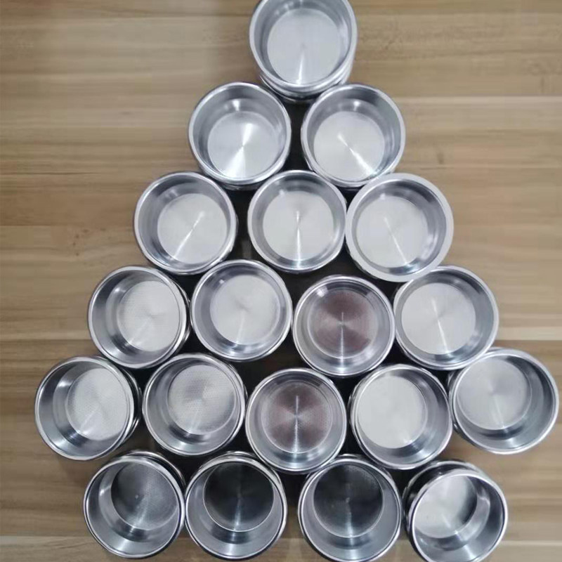 半自动咖啡机粉碗58mm通用单双份粉碗16-20g咖啡把手过滤网