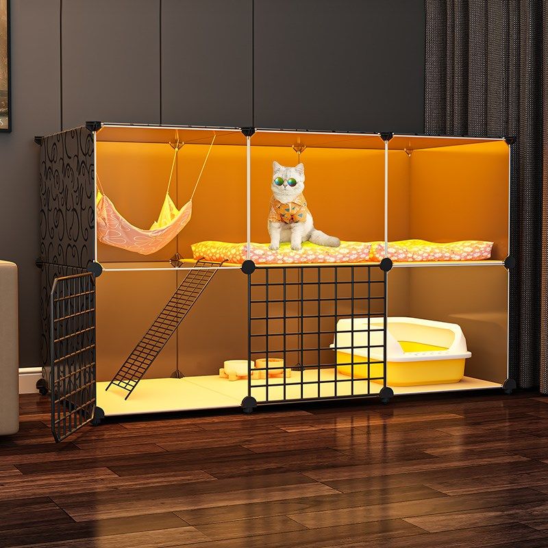 猫别墅带厕所一体室内家用猫窝猫笼子猫咪猫屋小型猫柜猫舍猫空笼,宠物/宠物食品及用品,猫笼子/猫别墅,淘宝优惠券,粉丝福利购,淘宝优惠卷