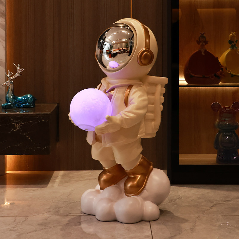 宇航员落地大摆件客厅家居电视柜沙发旁装饰品储蓄罐乔迁新居礼品,家居饰品,落地摆件,淘宝优惠券,粉丝福利购,淘宝优惠卷