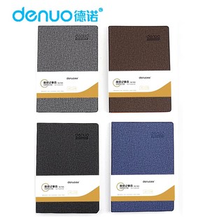 德诺703高档棉布纹贴心本A5记事本商务 B5记录本办公笔记本本子