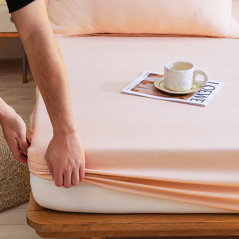 床笠单件纯水洗棉床罩席梦思床垫保护罩全包防尘防滑床单床套夏季,床上用品,床笠,淘宝优惠券,粉丝福利购,淘宝优惠卷