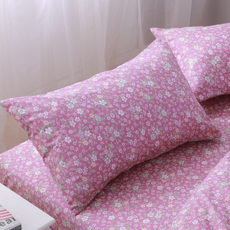 枕套包邮一对纯棉大号成人枕头套单人学生一只装4874文艺民族碎花