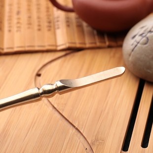 纯铜手工茶锥茶针茶勺茶铲茶则茶匙茶拨铜艺功夫茶道配件手工茶具