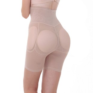 薄款高腰收腹提臀丰臀丰胯内裤女加垫假屁股假臀假胯瘦腹束腰无痕