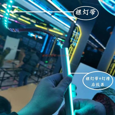 灯带专用铝型槽10x10mm12x12mm14x14mm20x10mm天花吊顶灯条用铝槽