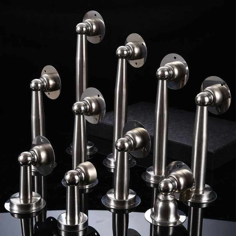 门吸不锈钢加长卧室门强磁门碰加厚防碰撞免打孔打孔两用墙门吸