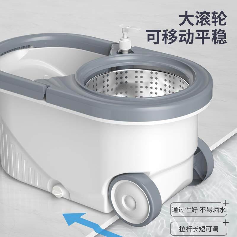 旋转把一拖净神免手洗家用2024新式68585款甩干拖地拖布桶器自动