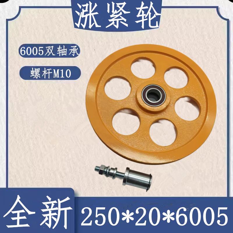 奥的斯涨紧轮 电梯底坑涨紧轮 250*20*6005 螺杆M10 6005双轴承