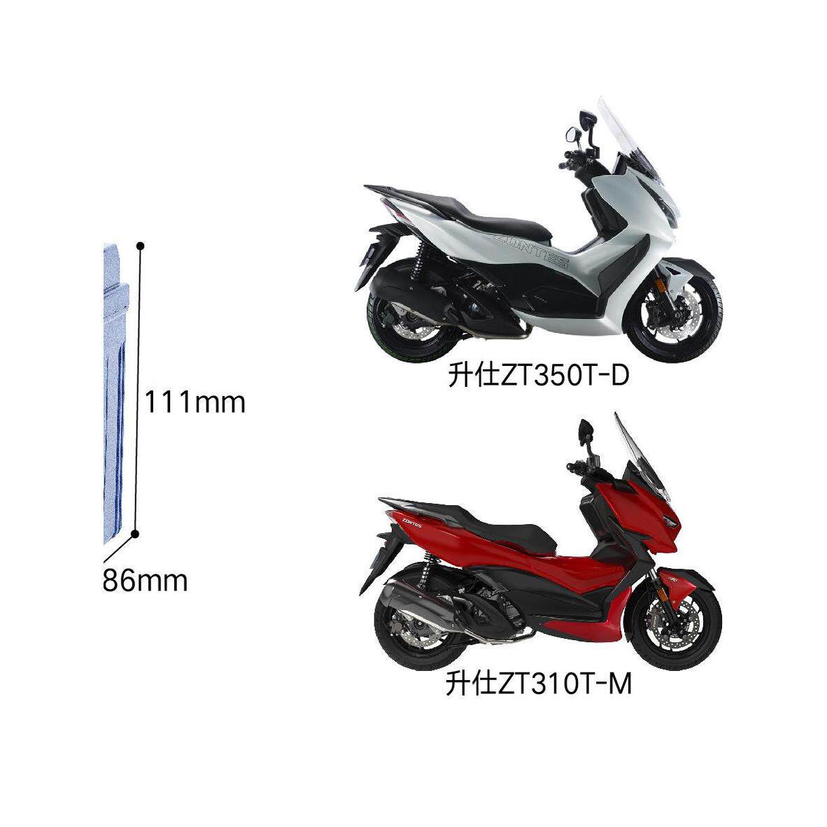 升仕摩托车电瓶ZT350DZT368M150MZT310T-MX1T1T2R1R2猛狮电池原厂