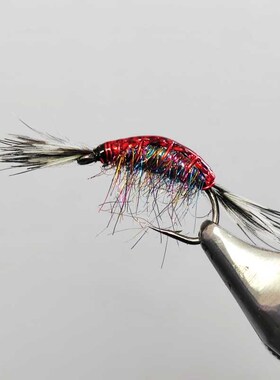 路亚飞蝇钩鳟鱼若虫虾钩野钓黑坑仿生假饵