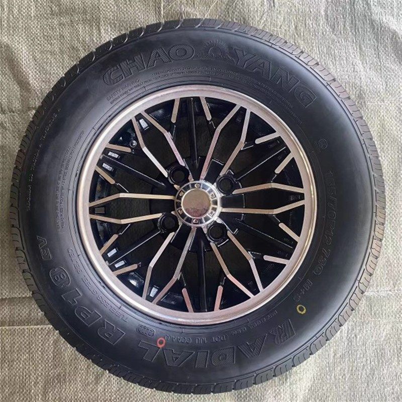 电动四轮汽车 轮毂 钢圈145/70-12老年代步车铝合金轮毂135/70-12