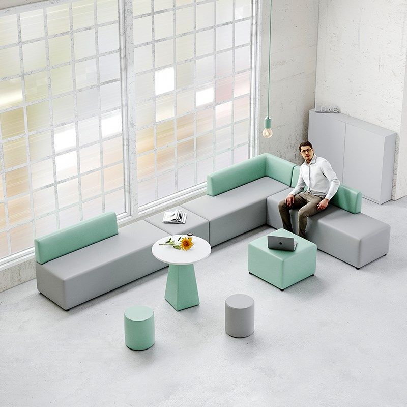 办公室会客接待培训机构休息等候区直转角创意休闲区沙发茶几组合,商业/办公家具,沙发,淘宝优惠券,粉丝福利购,淘宝优惠卷