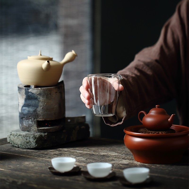 茶道公道杯加厚耐热玻璃公杯家用煮茶泡茶透明鹰嘴手工茶海分茶器,餐饮具,公道杯,淘宝优惠券,粉丝福利购,淘宝优惠卷