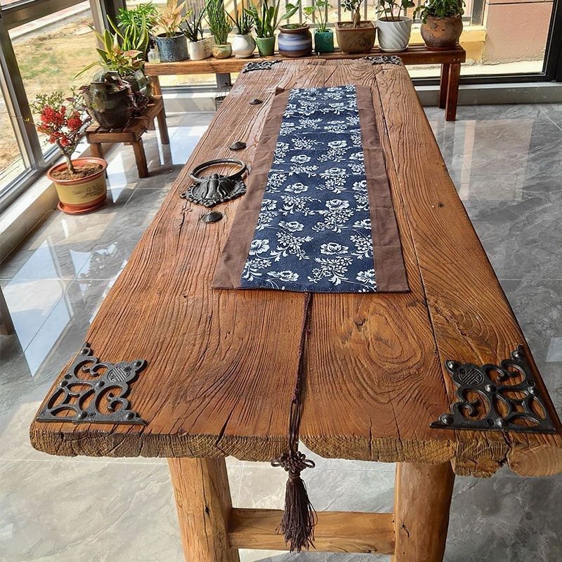 老榆木门板茶复古怀旧吧台旧木板原木实木风化板茶桌茶台民俗定制,住宅家具,吧台,淘宝优惠券,粉丝福利购,淘宝优惠卷