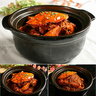 烧坏换新扁炖深锅煲汤砂锅炖锅汤煲汤锅沙锅闷烧煲鸡公煲锅送垫