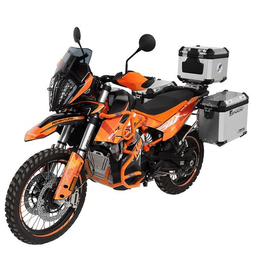 GSADV适用KTM790ADV/R边箱三箱尾箱改装上下护杠保险杠保护件配件