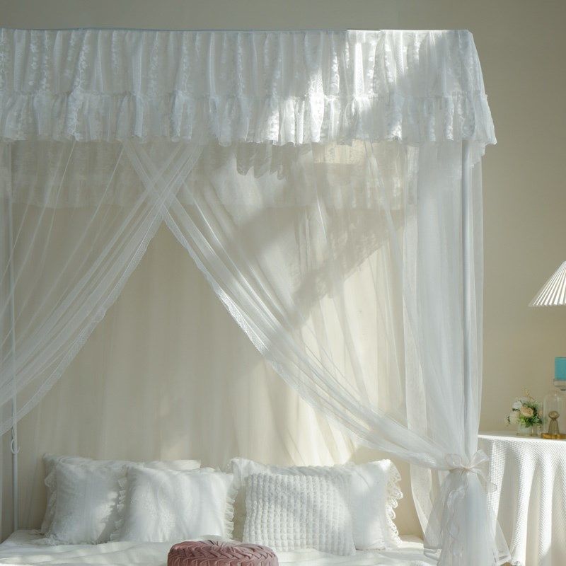 呼呼熊新款仙女卧室蚊帐 家用儿童床蚊帐 三开门落地式围栏蚊帐,床上用品,蚊帐,淘宝优惠券,粉丝福利购,淘宝优惠卷