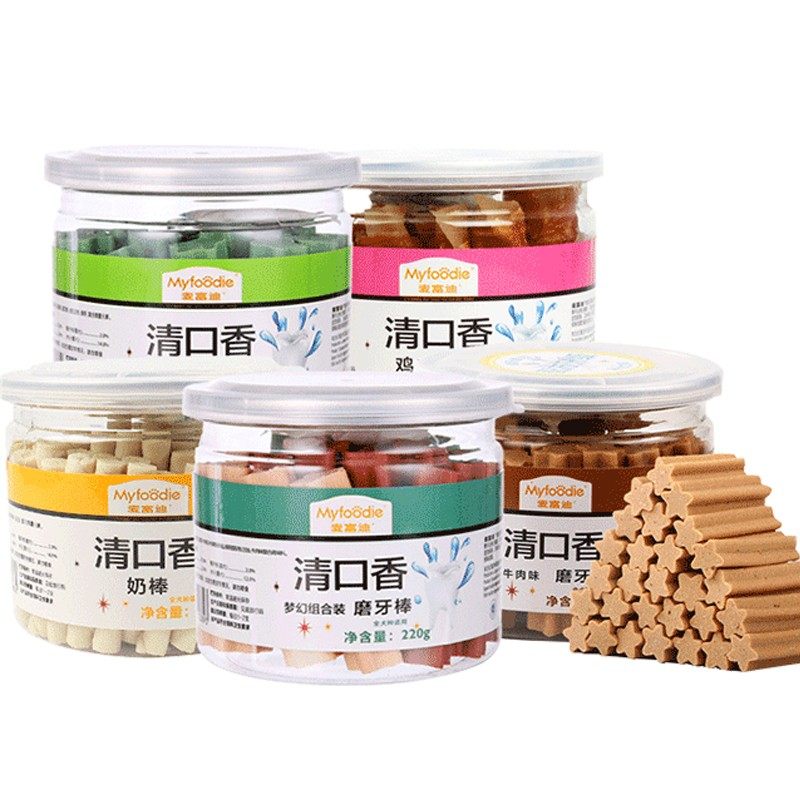 麦富迪清口香3罐装磨牙棒狗狗训犬零食洁齿骨贵宾泰迪除口臭奶棒,宠物/宠物食品及用品,狗风干零食/肉干/肉条,淘宝优惠券,粉丝福利购,淘宝优惠卷